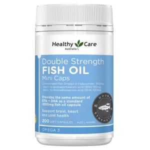 Healthy Care Double Strength Fish Oil