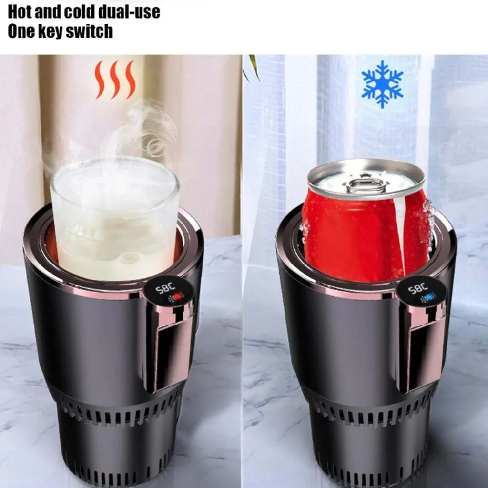 2-in-1 Smart Cooler Cup Holder with Digital Display