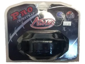 Adams USA Pro 100 Black Adult High & Low Hook Up Football Chin Strap