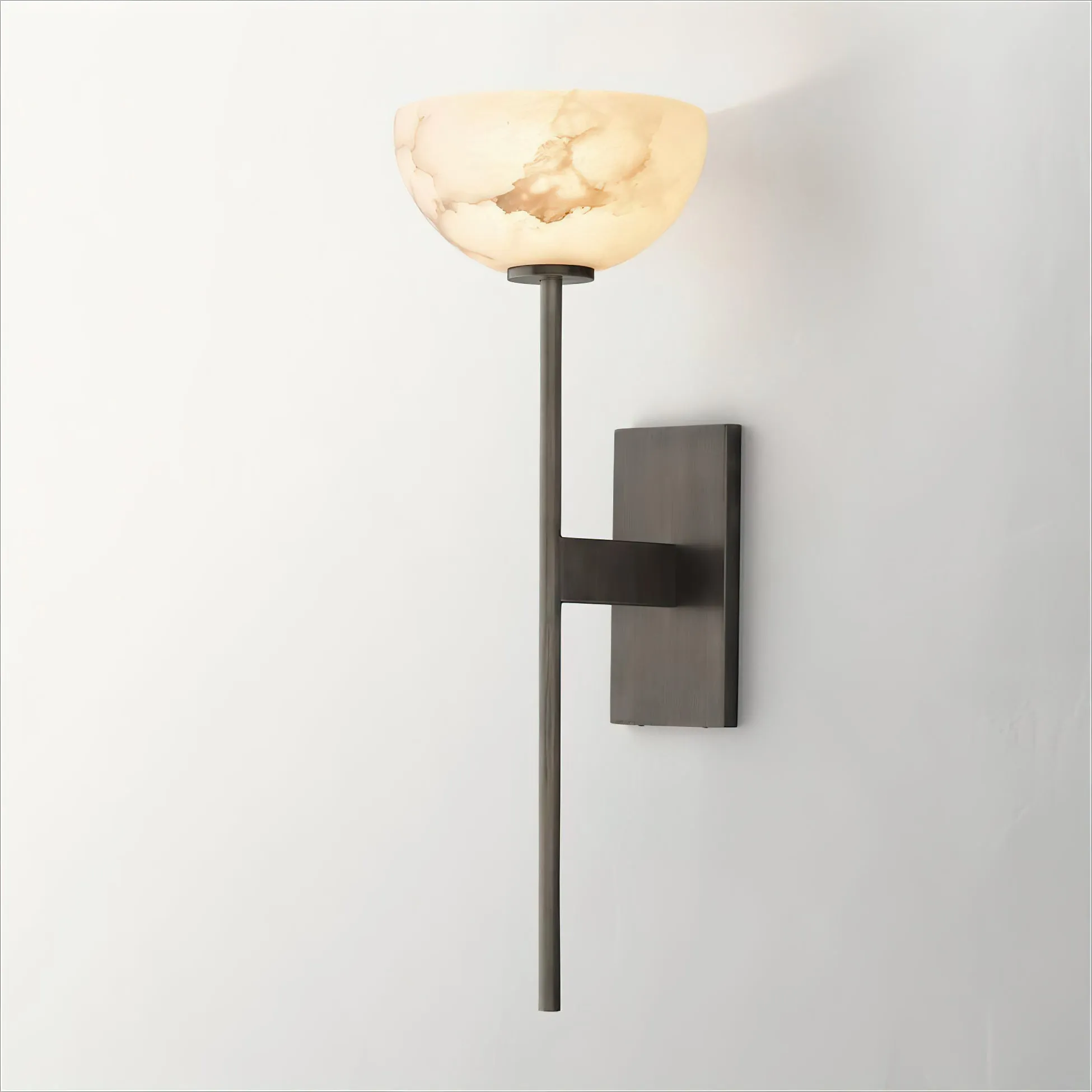 Alabaster Cup Wall Lamp