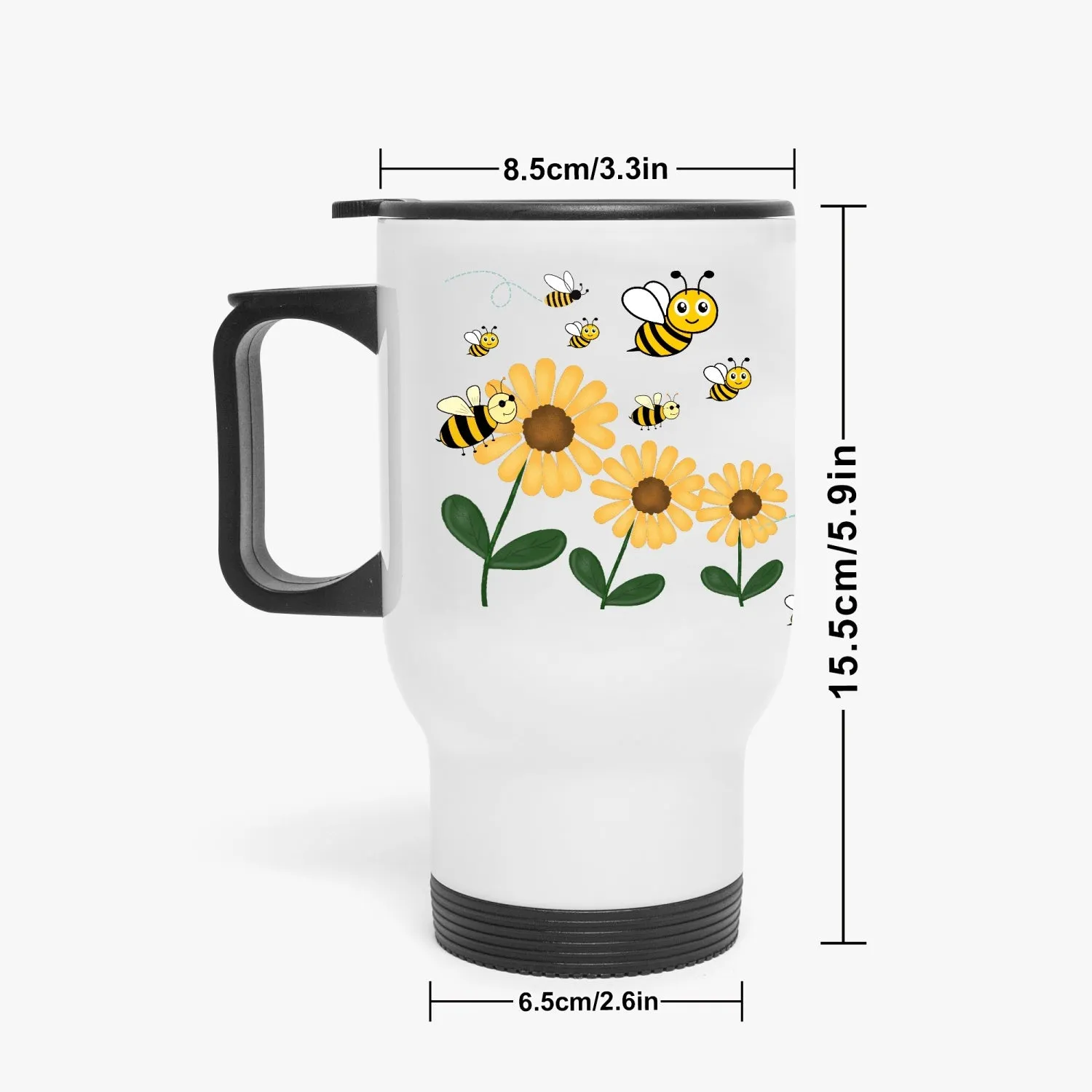 Bee Kind - 20oz Insulated Tumbler (With Handle)