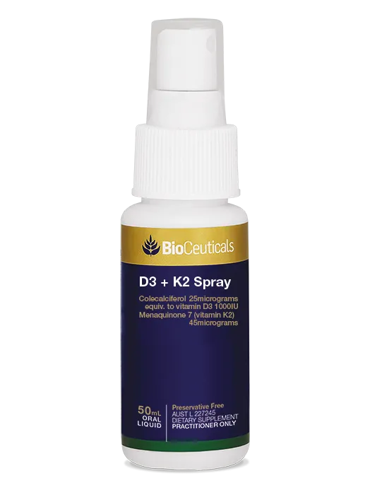 Bioceuticals D3   K2 Spray Supporting Bone Health 50 ml - Sale ! Sale ! Sale !