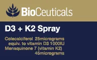 Bioceuticals D3   K2 Spray Supporting Bone Health 50 ml - Sale ! Sale ! Sale !