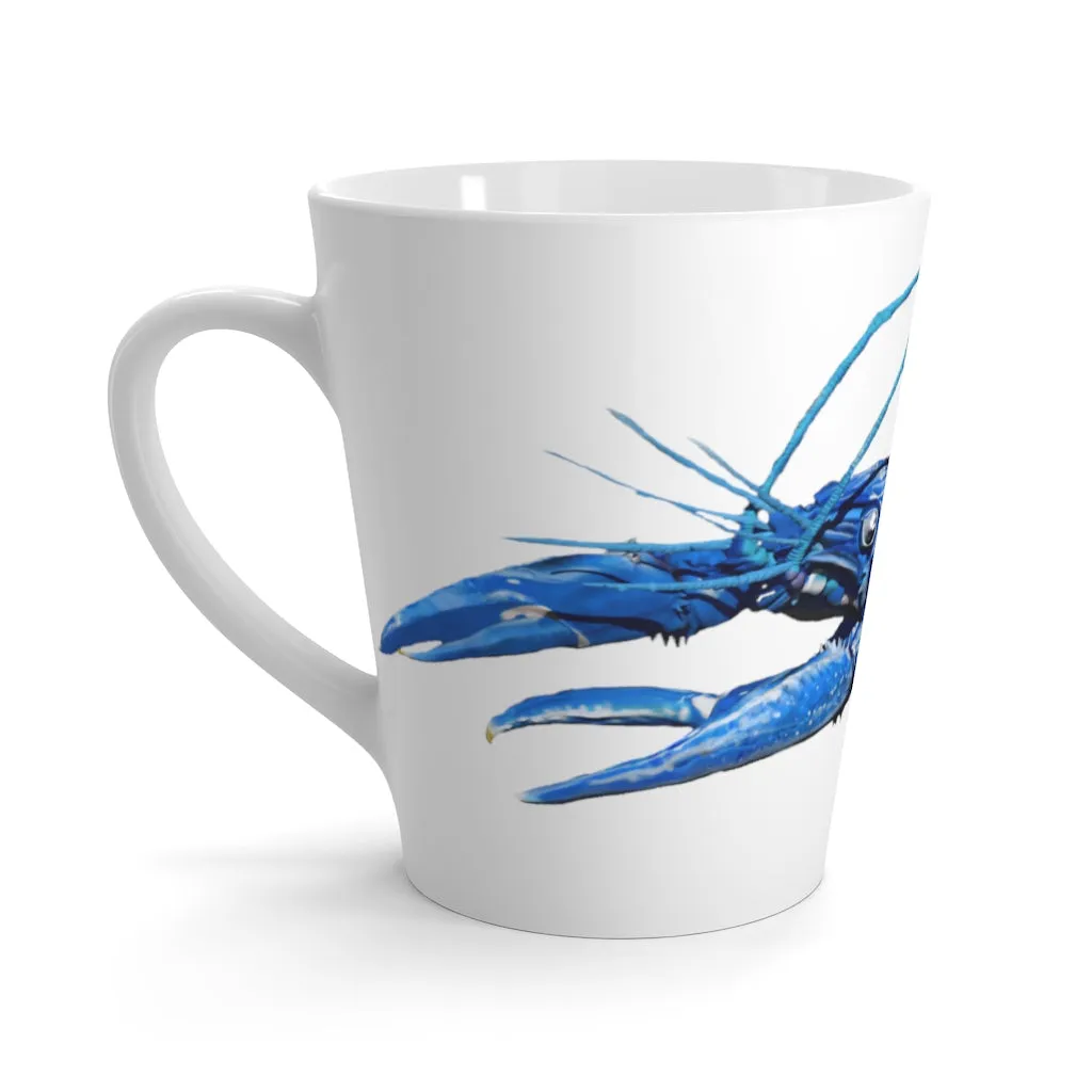 Blue Crawfish Latte Mug