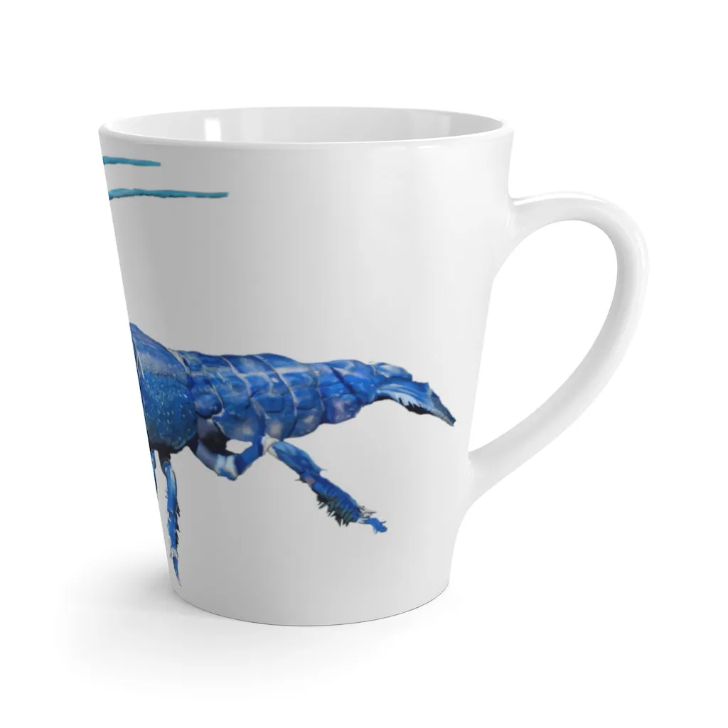 Blue Crawfish Latte Mug