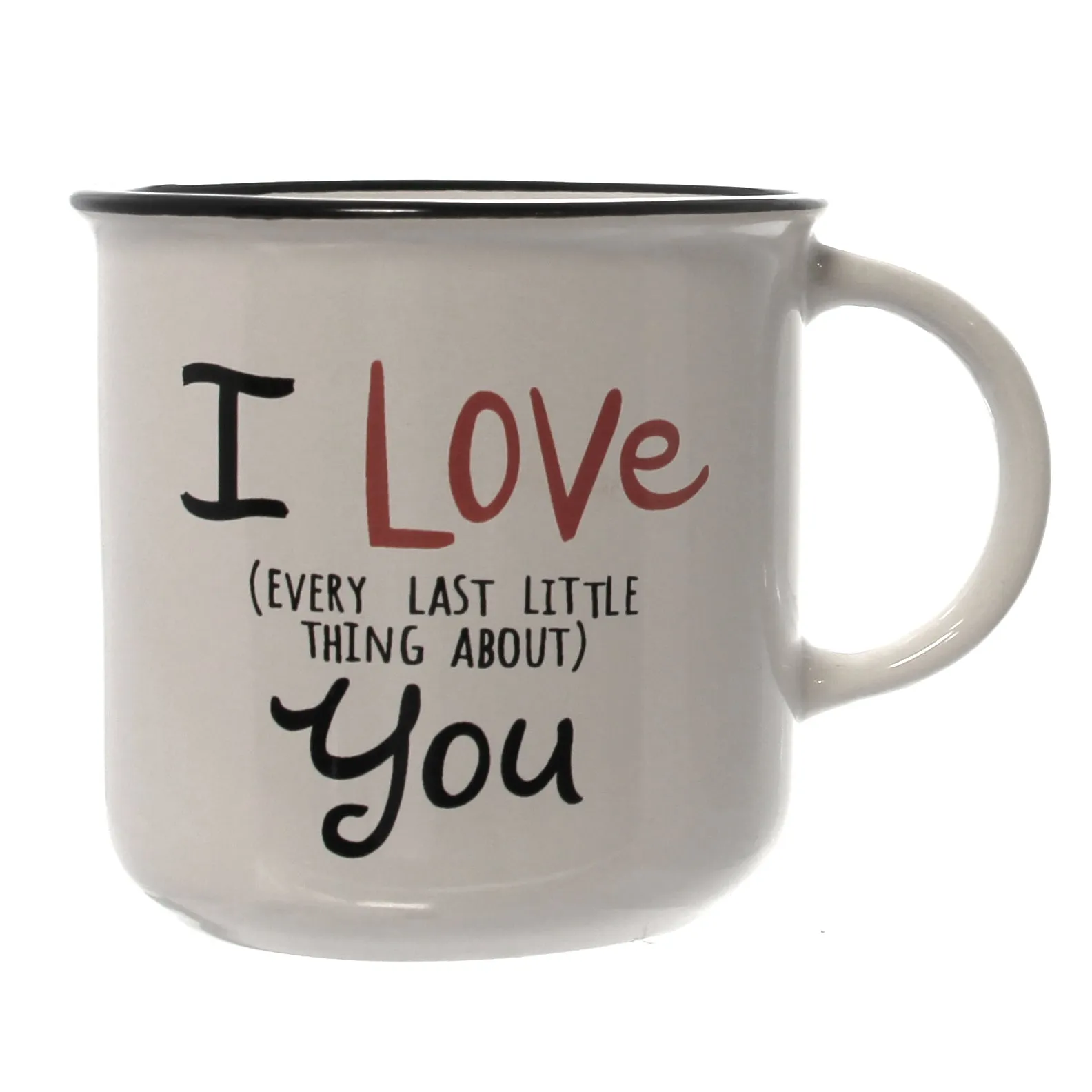 Camp Mug, "I Love You"