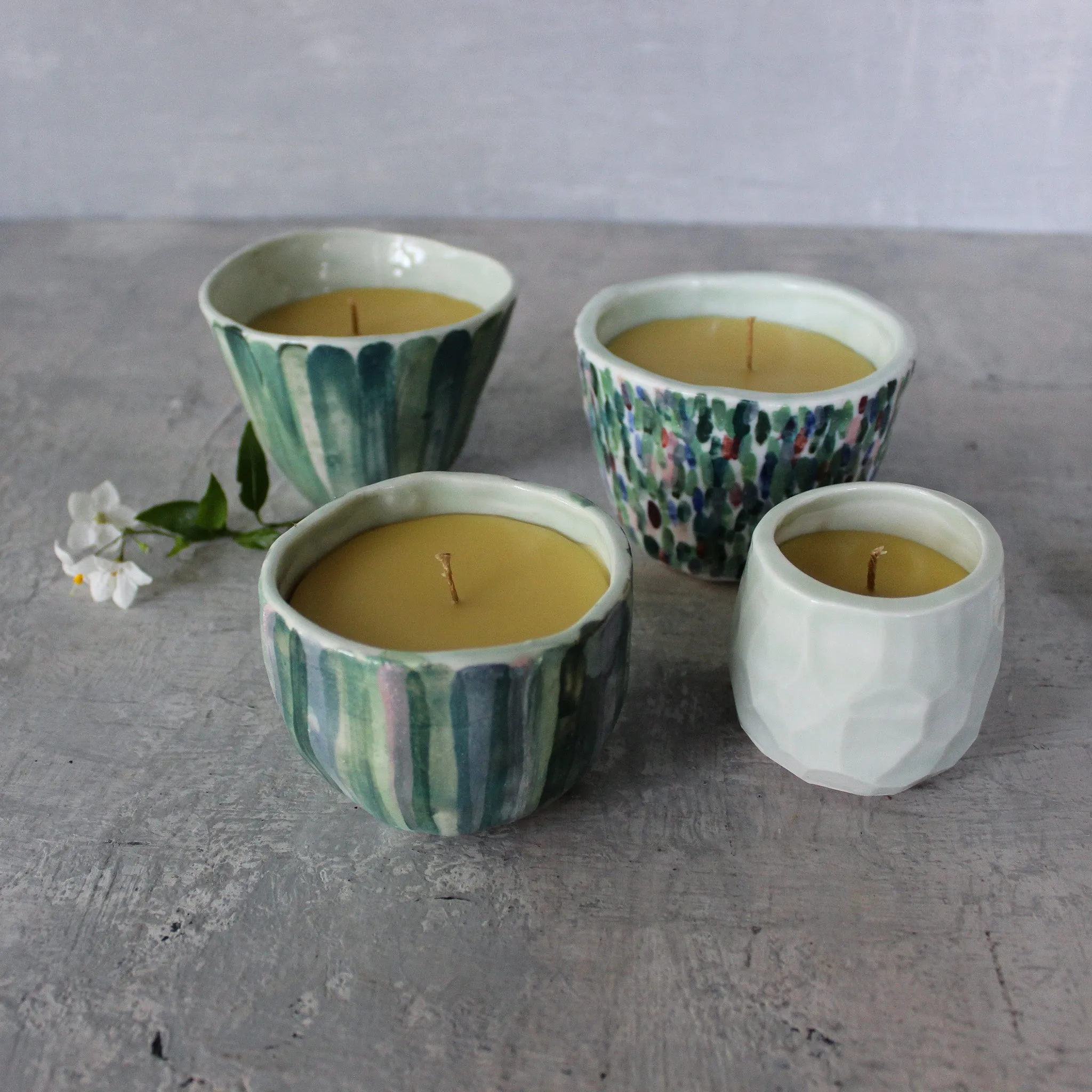 Ceramic Candle Cups