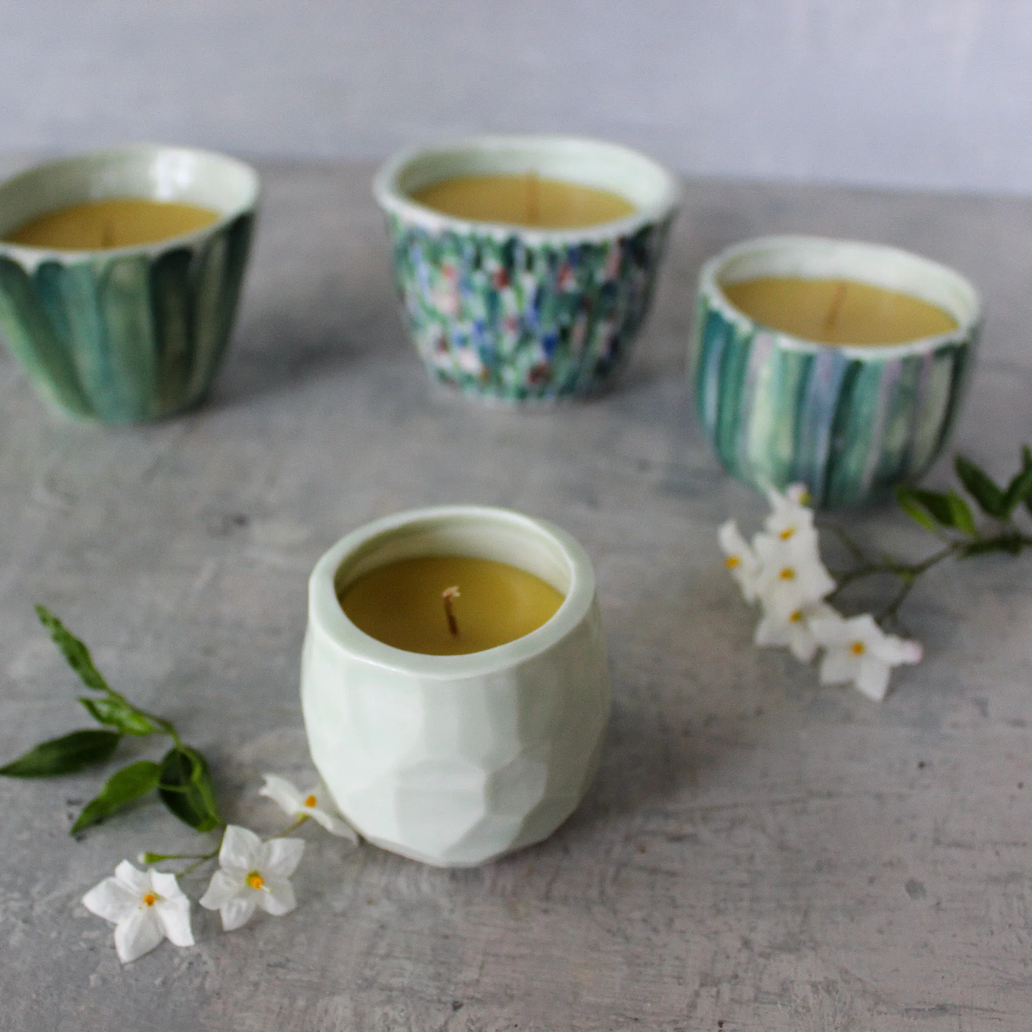 Ceramic Candle Cups