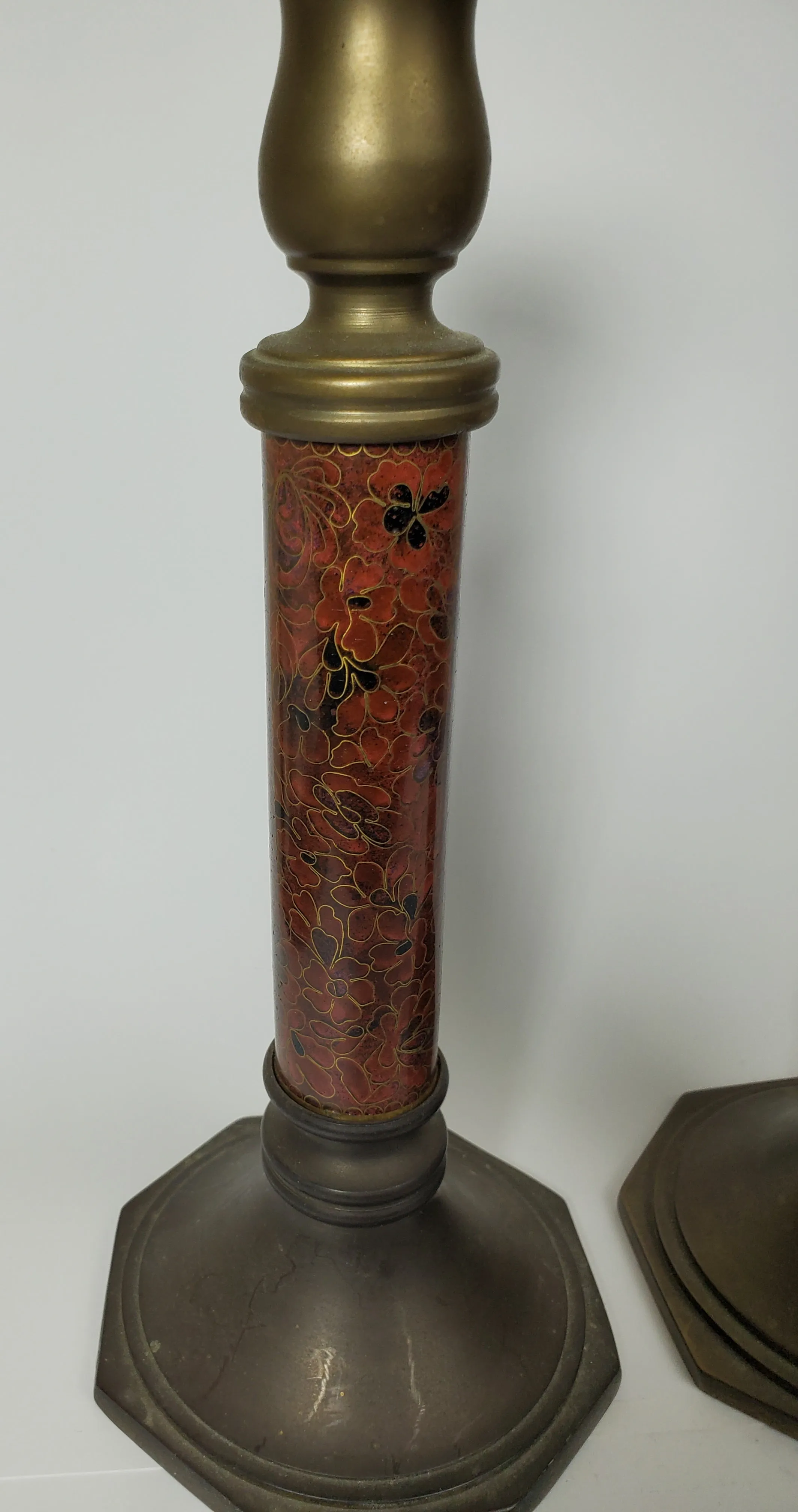 Cloisonne Candlesticks