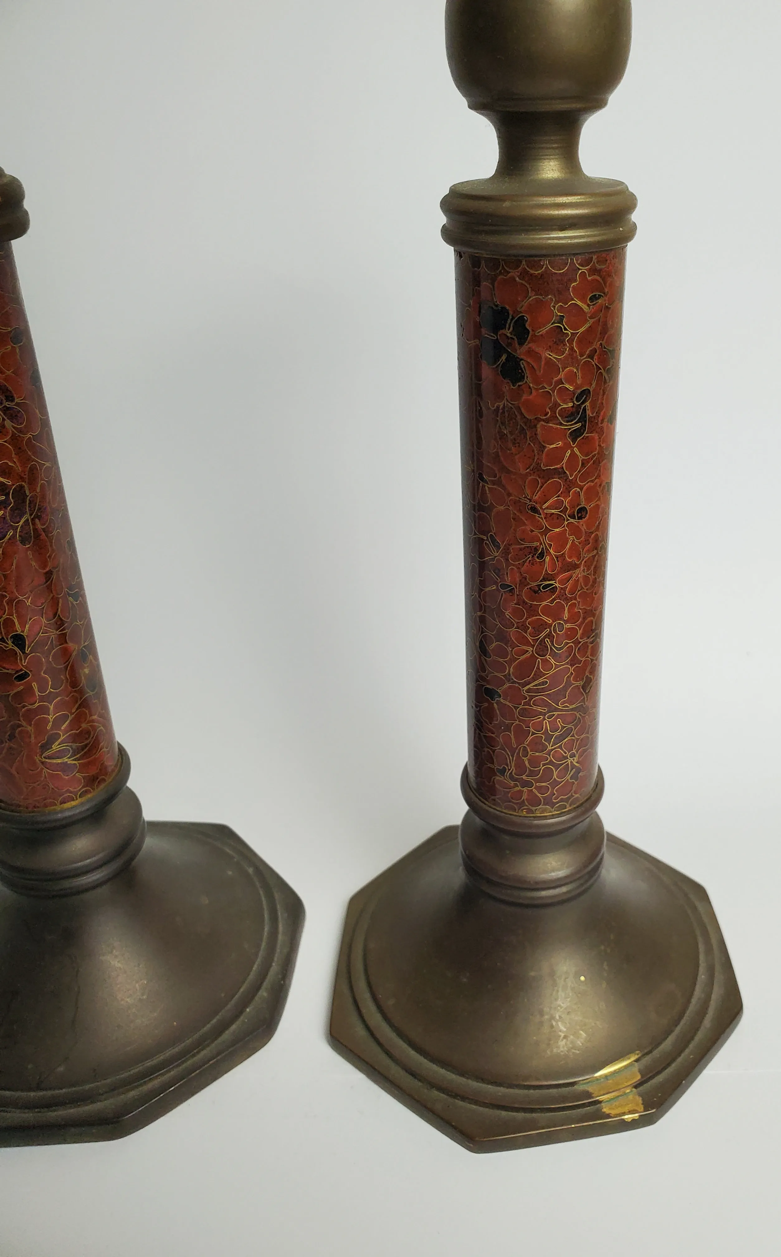 Cloisonne Candlesticks