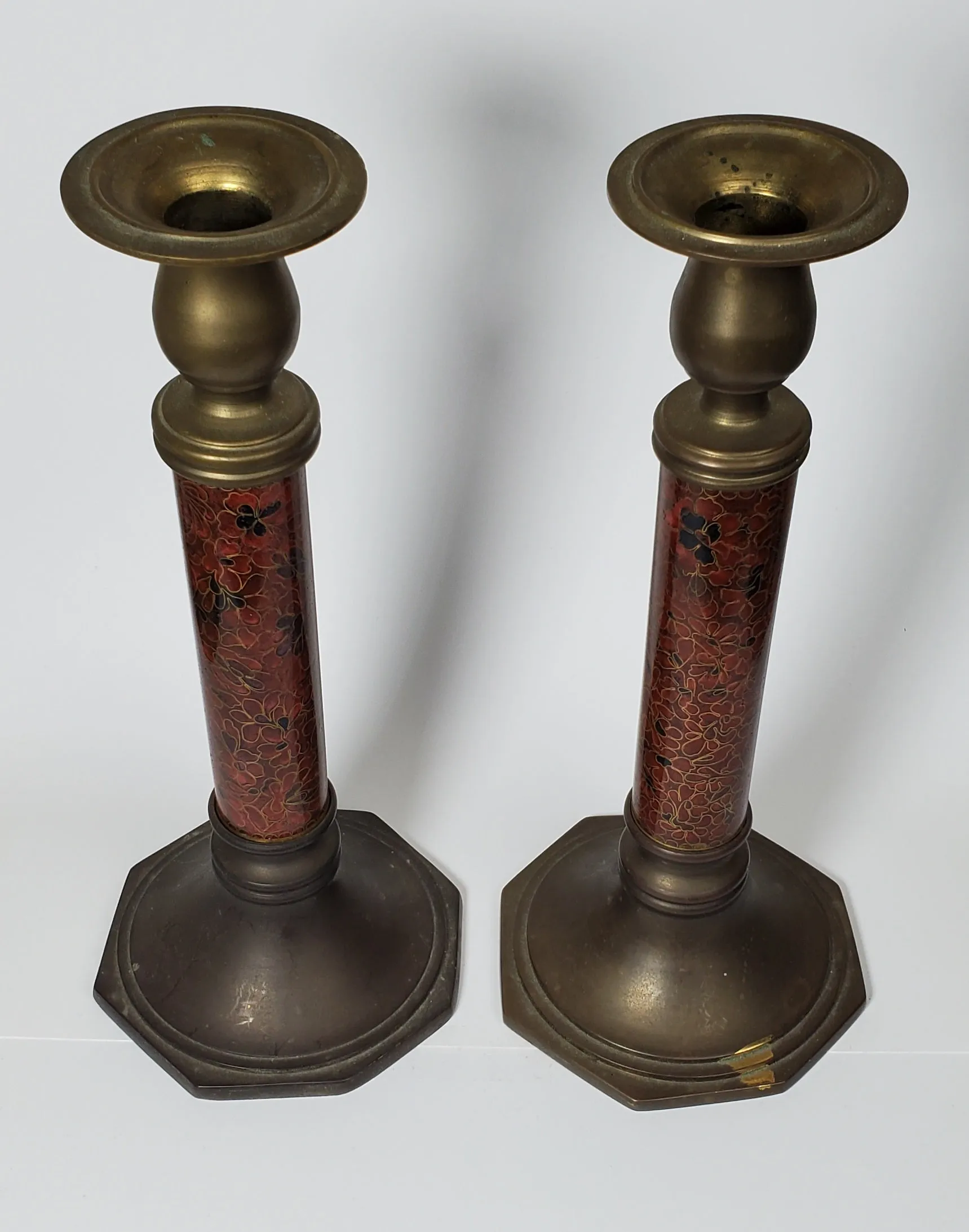 Cloisonne Candlesticks