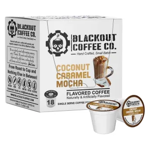 COCONUT CARAMEL MOCHA FLAVORED COFFEE PODS 18CT