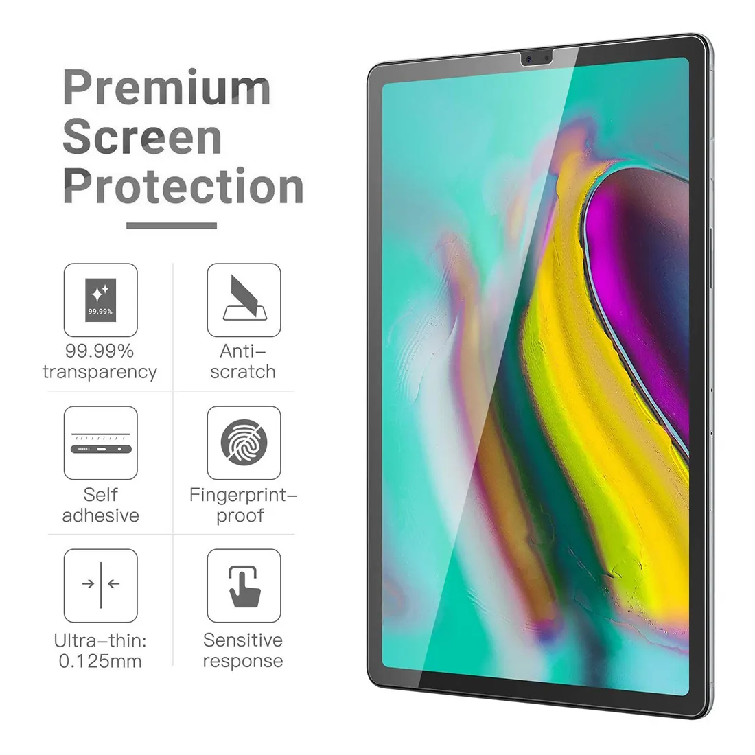 Crystal Clear Tempered Glass - Samsung Galaxy Tab S5e (10.5")