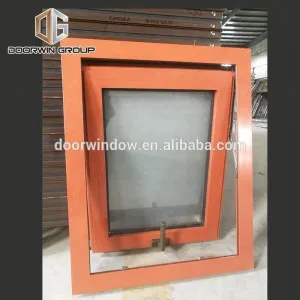 DOORWIN 2021Large glass windows commercial window price awning window with frosted glass by Doorwin