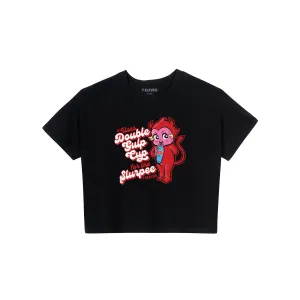 Double Gulp Devil Women's Crop Tee