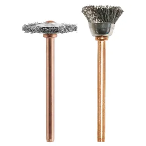 Dremel 448 Stainless Steel Brush Set - 2pc