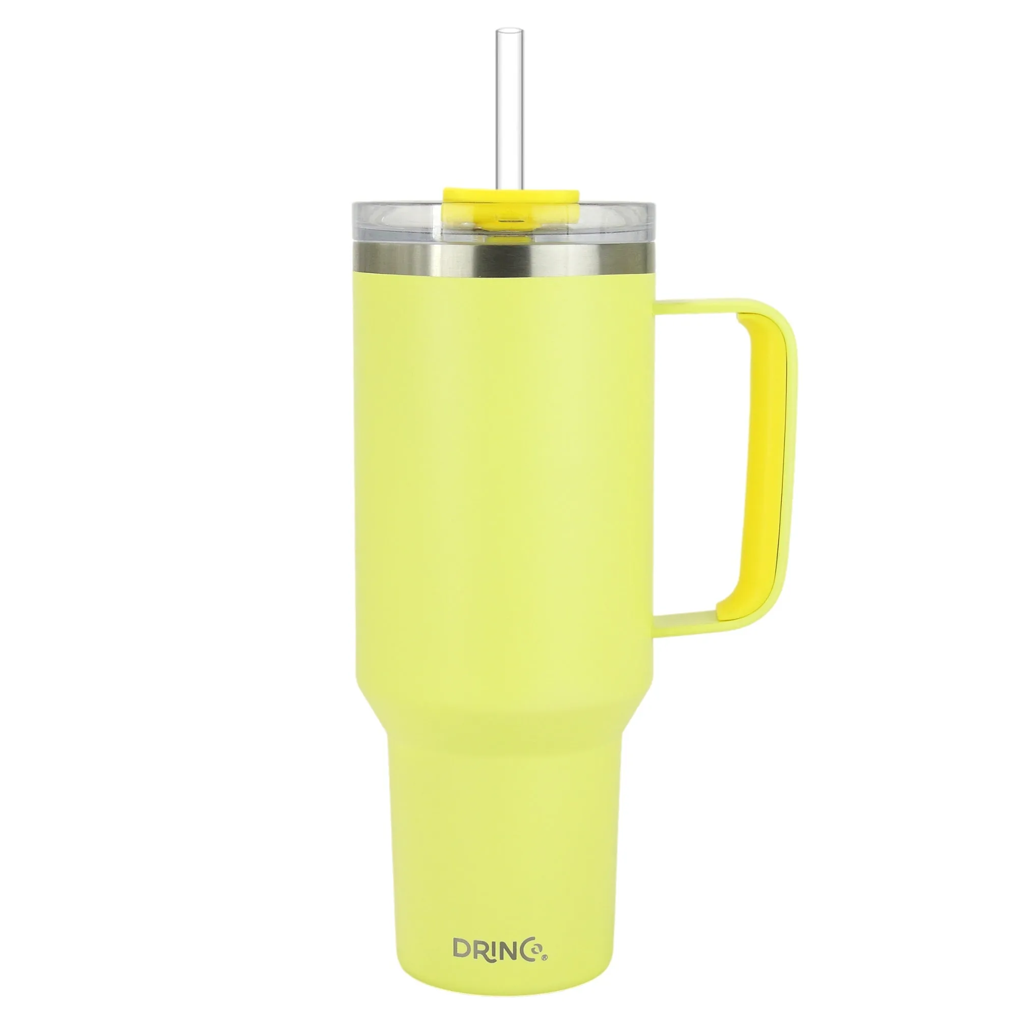 DRINCO® 30oz BugSur Tumbler with Handle - Lemon