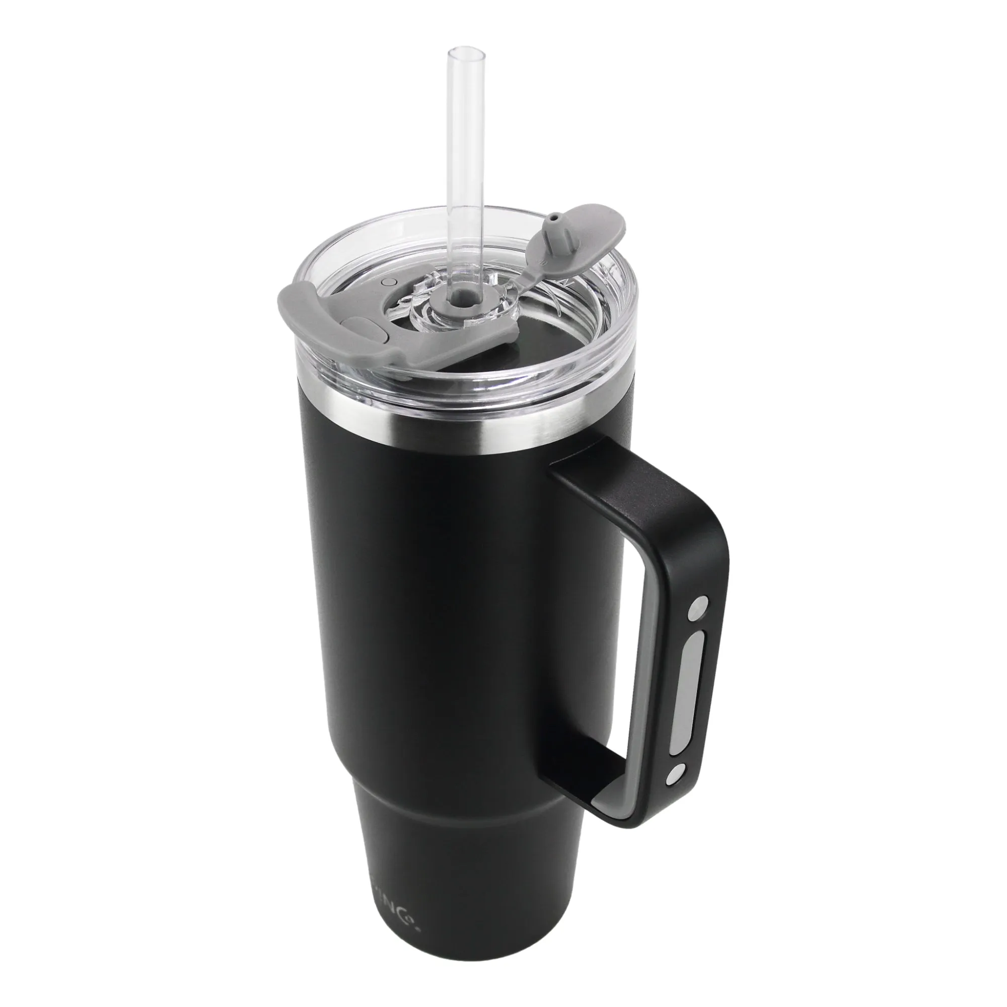 DRINCO® 40oz BugSur Tumbler with Handle - Black