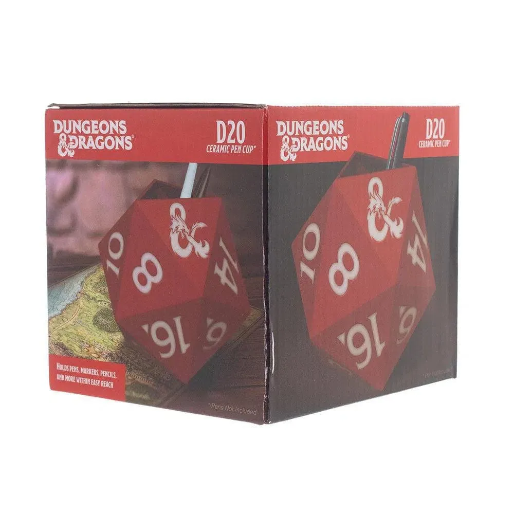 Dungeons & Dragons - Ceramic Dice Pen & Pencil Cup - Bioworld