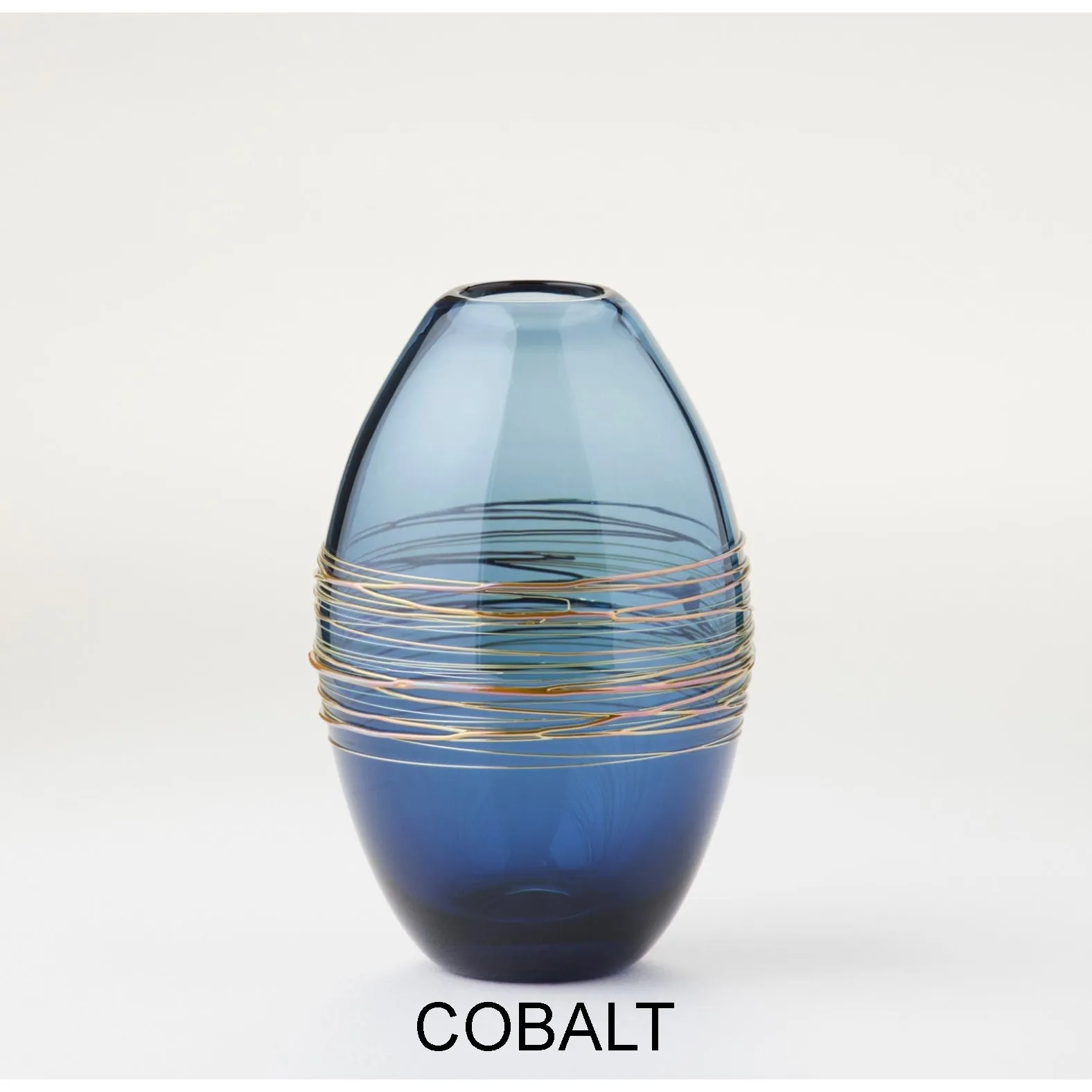 Elegance Series Bouy Vase Blown Glass Vases by Jake Pfeifer of Hot Glass Alley