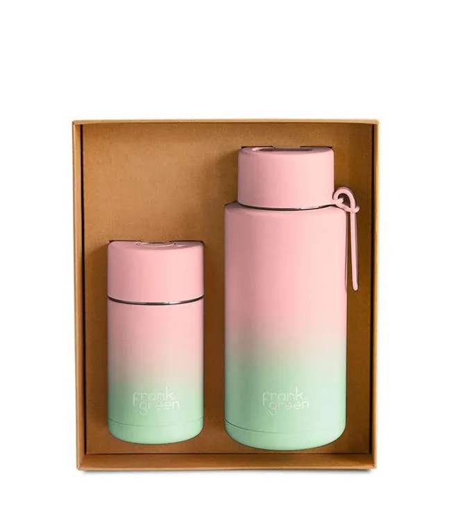 Frank Green Essential Gift Set - Large (Blushed/Mint Gelato)