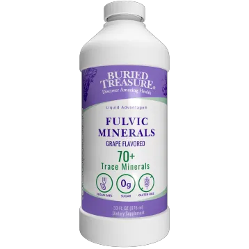 Fulvic Minerals Grape 32 fl oz by Buried Treasure