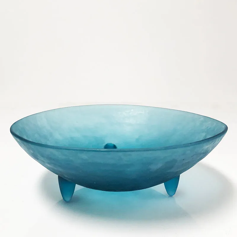 Glass Blue Bowl