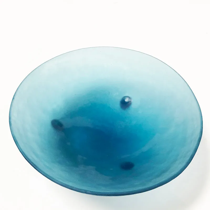 Glass Blue Bowl