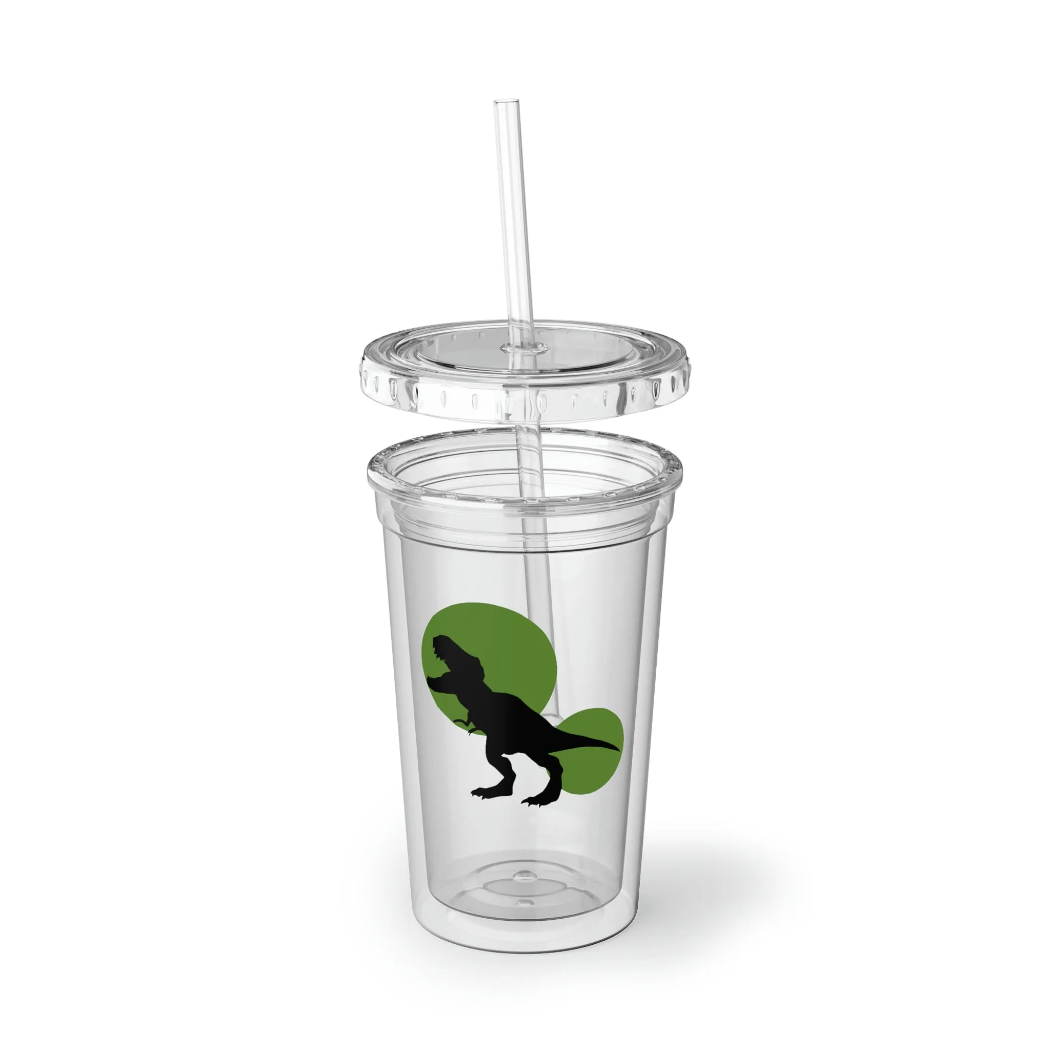 Green Tyrannosaurus Rex Suave Acrylic Cup