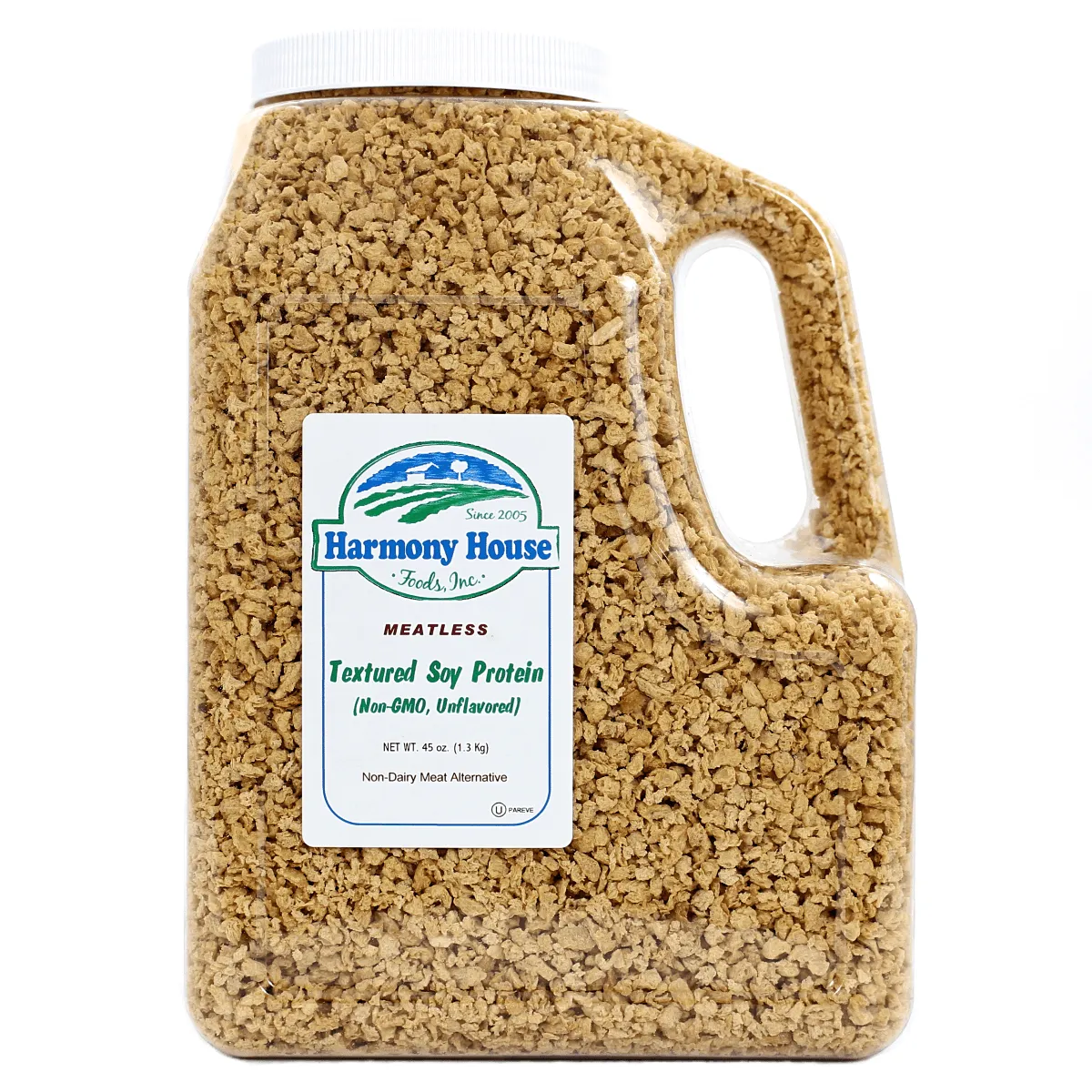 Harmony House Textured Soy Protein (Non-GMO, Unflavored) (45 oz)