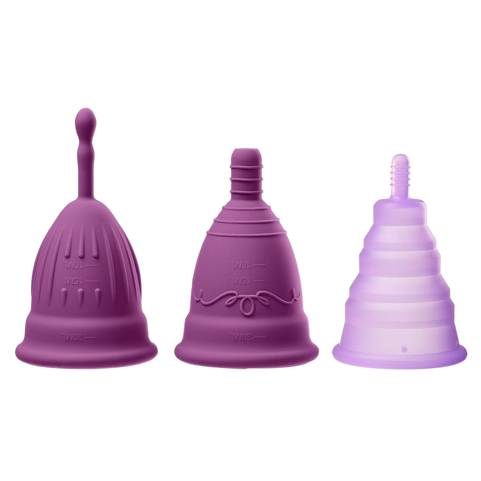 Health and Wellness Reusable Menstrual Cups - Set Of 3