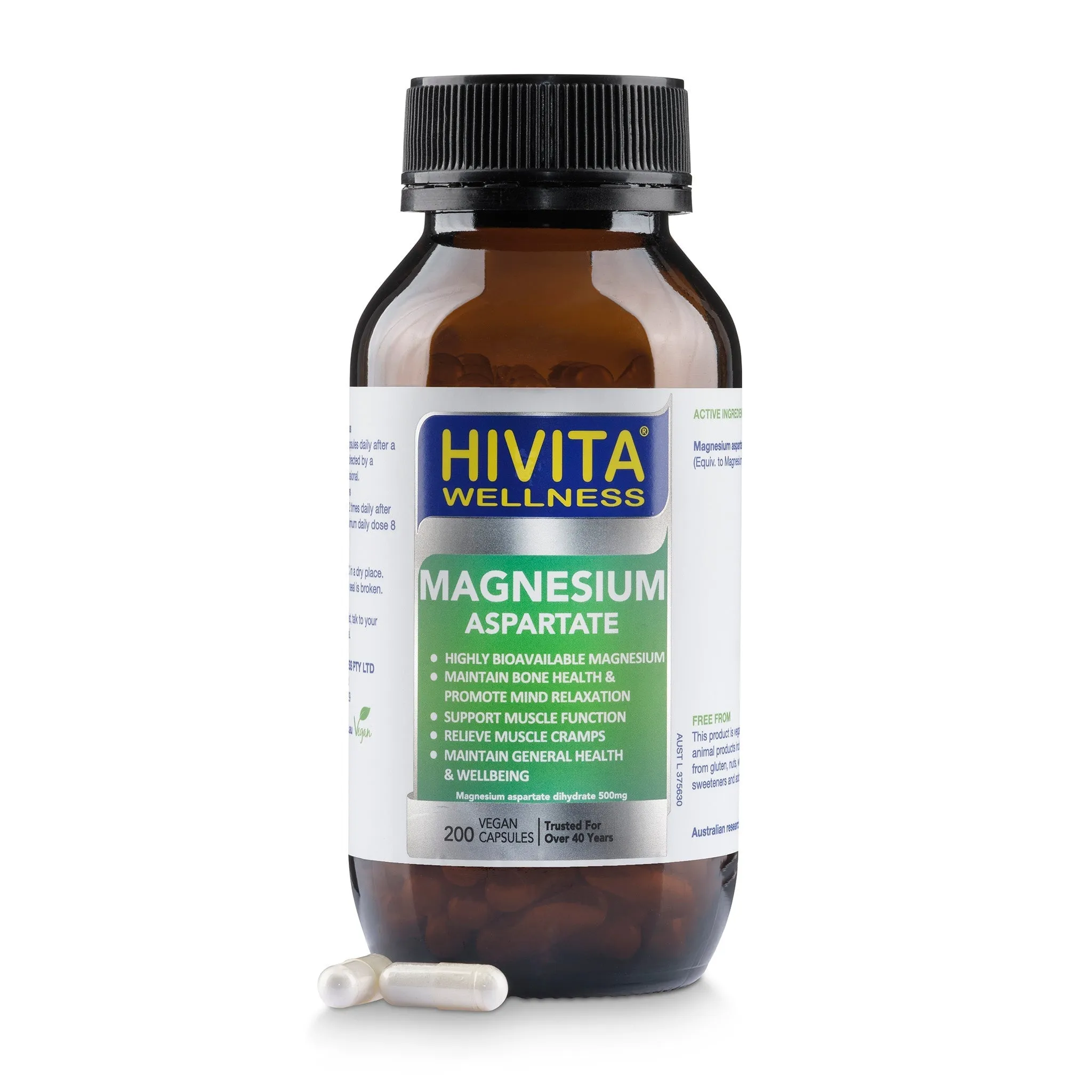 HIVITA Wellness MAGNESIUM Aspartat High Absorption