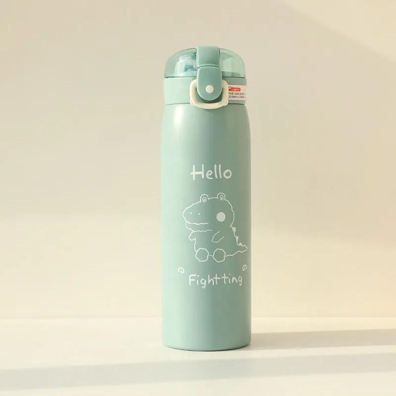 Kids Thermos Mug With Straw