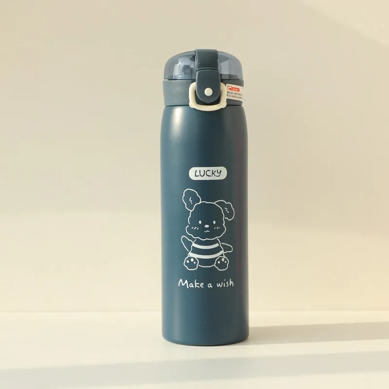 Kids Thermos Mug With Straw