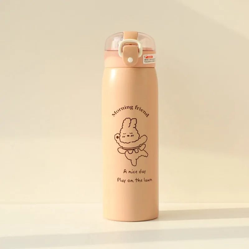 Kids Thermos Mug With Straw