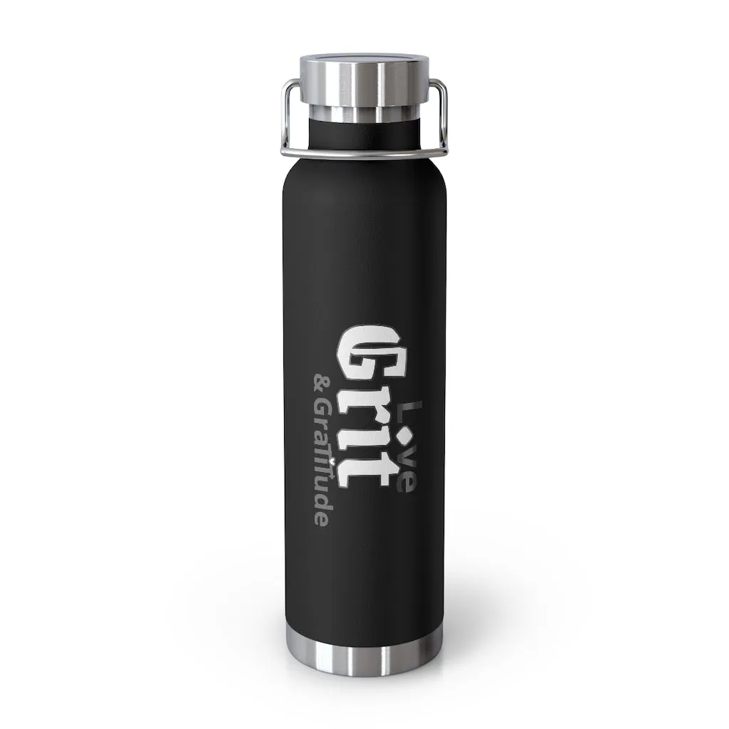 LG&G 22oz Vacuum Insulated Bottle White&Black Logo