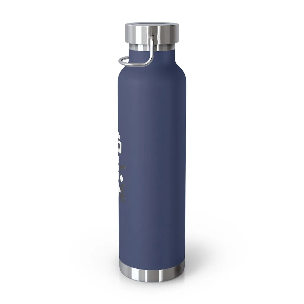 LG&G 22oz Vacuum Insulated Bottle White&Black Logo