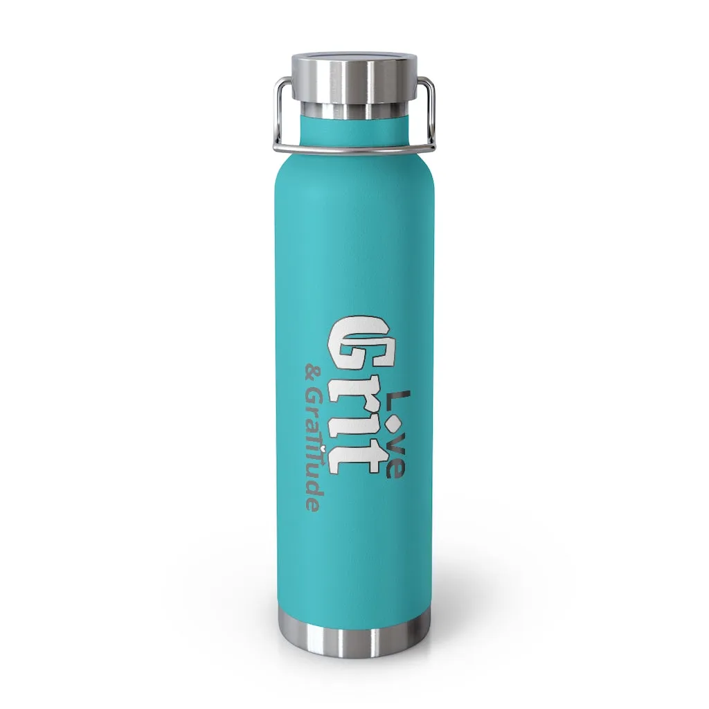 LG&G 22oz Vacuum Insulated Bottle White&Black Logo