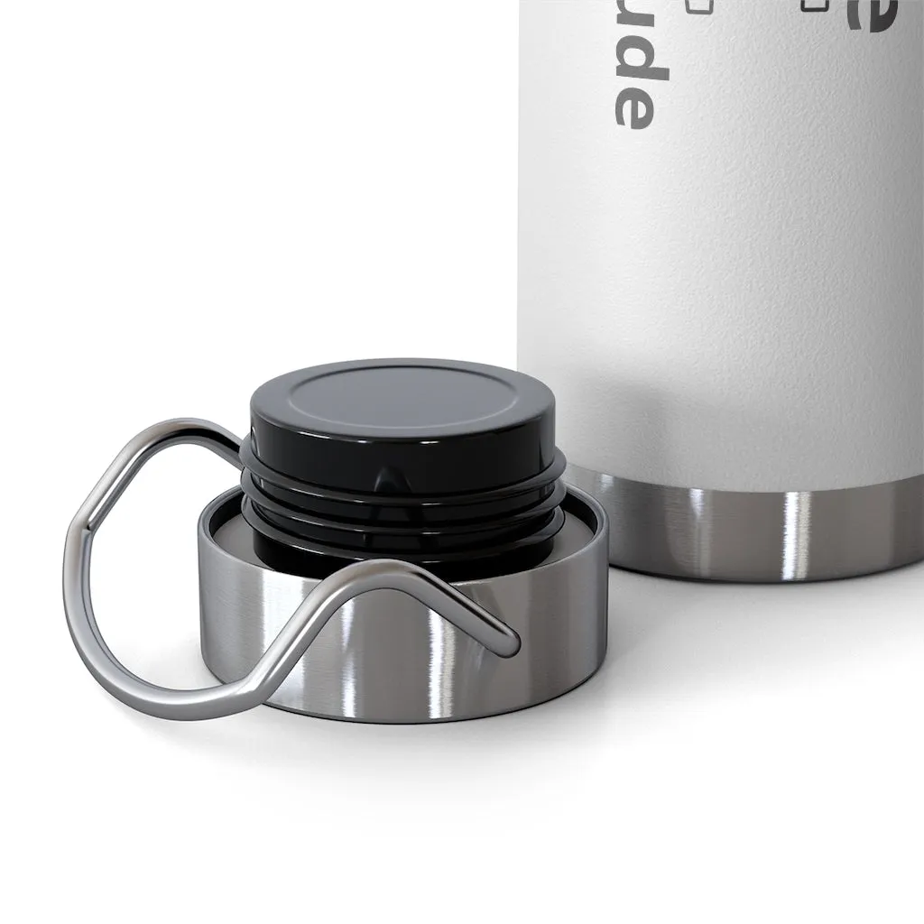 LG&G 22oz Vacuum Insulated Bottle White&Black Logo