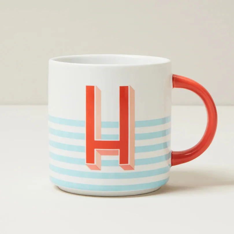 MONOGRAM MUG - VARIOUS LETTERS