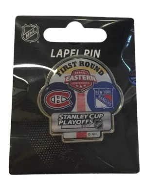 Montreal Canadiens New York Rangers 2017 Stanley Cup Playoffs First Round Pin