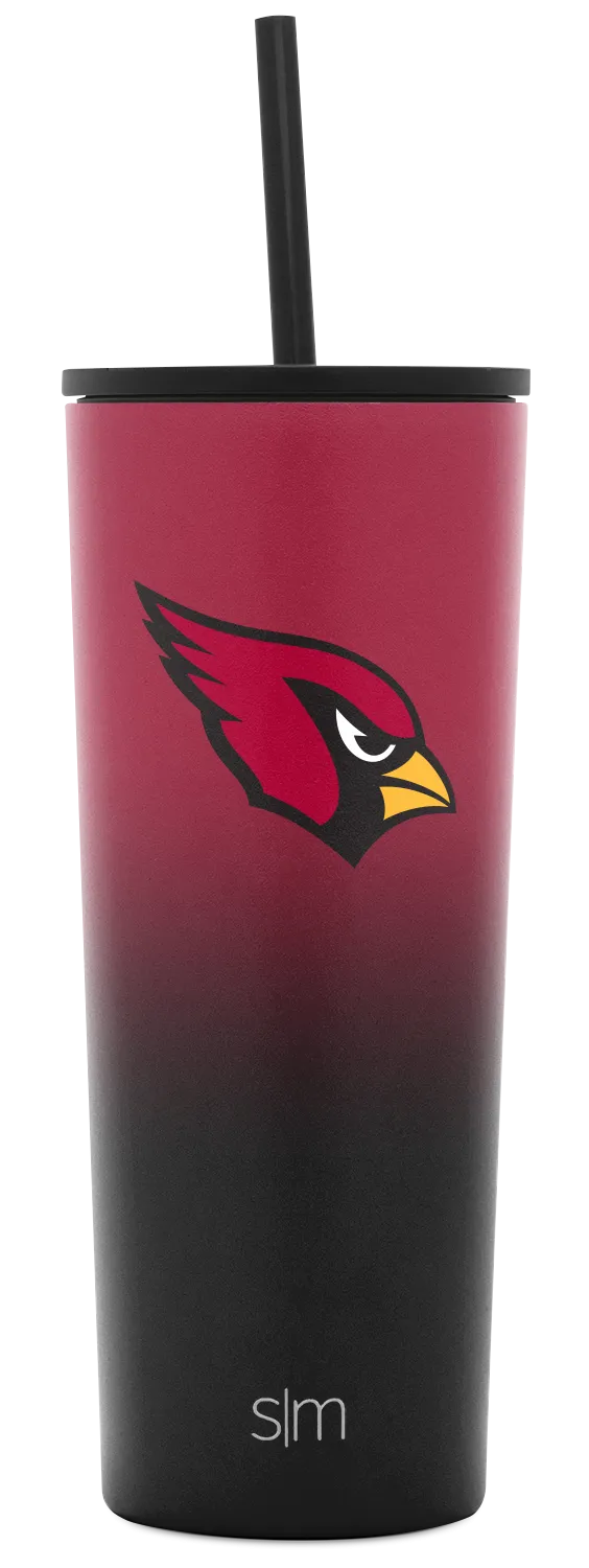 NFL Two-Tone Classic Tumbler with Flip Lid and Straw Lid