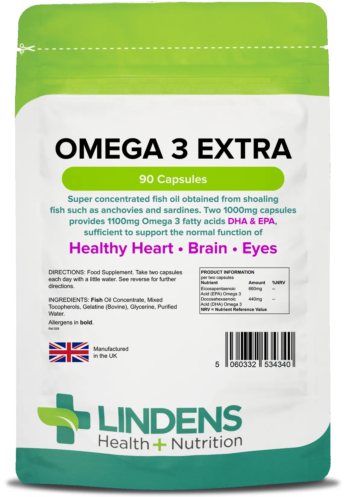 Omega 3 Fish Oil Extra Capsules