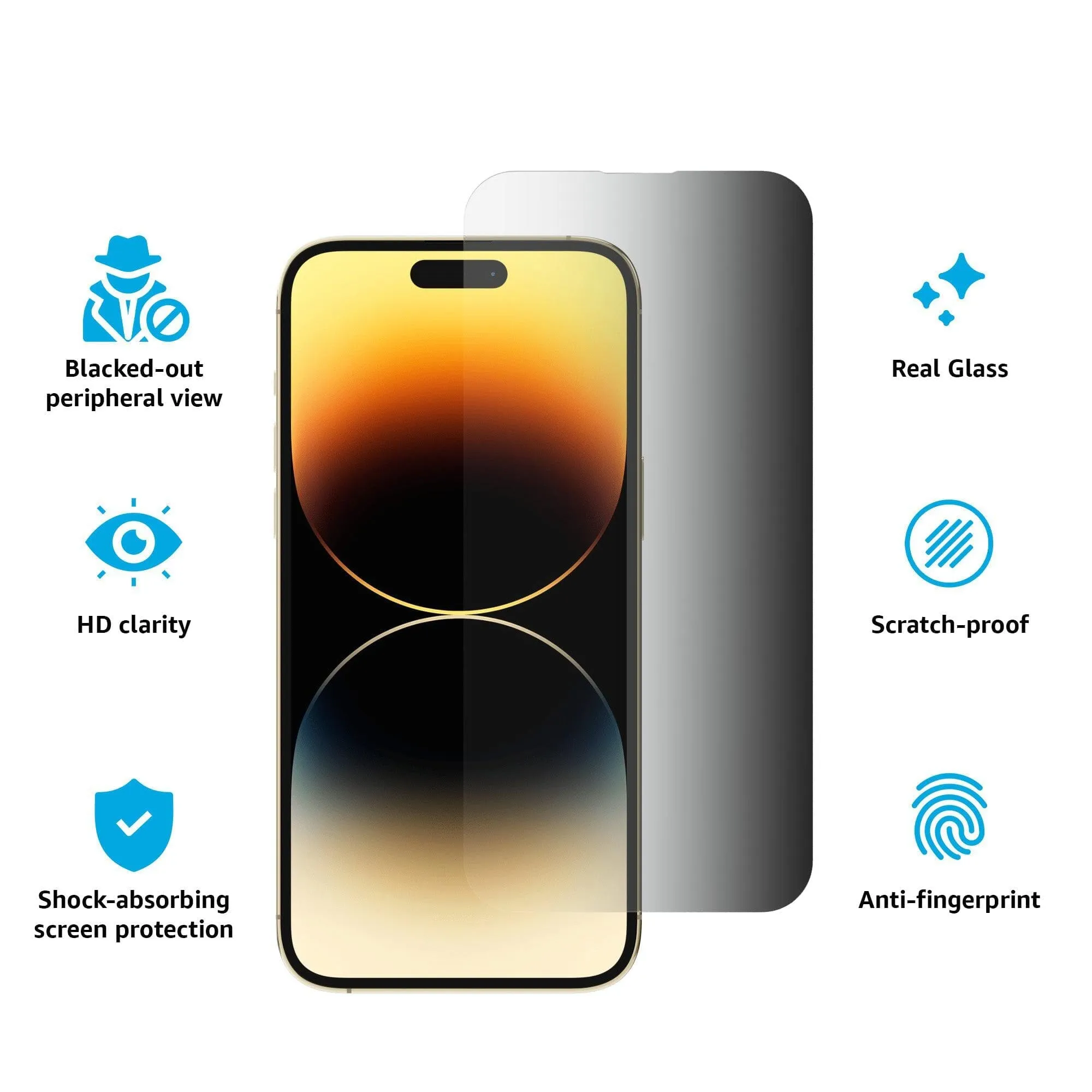 Privacy Glass | Anti-Spy Tempered Glass Screen Protector