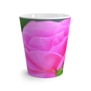 Purple Flower Latte Mug