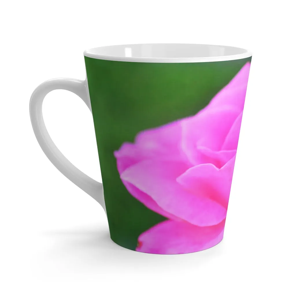 Purple Flower Latte Mug