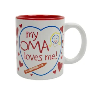 "My Oma Loves Me" Oma Gift Idea Coffee Mug