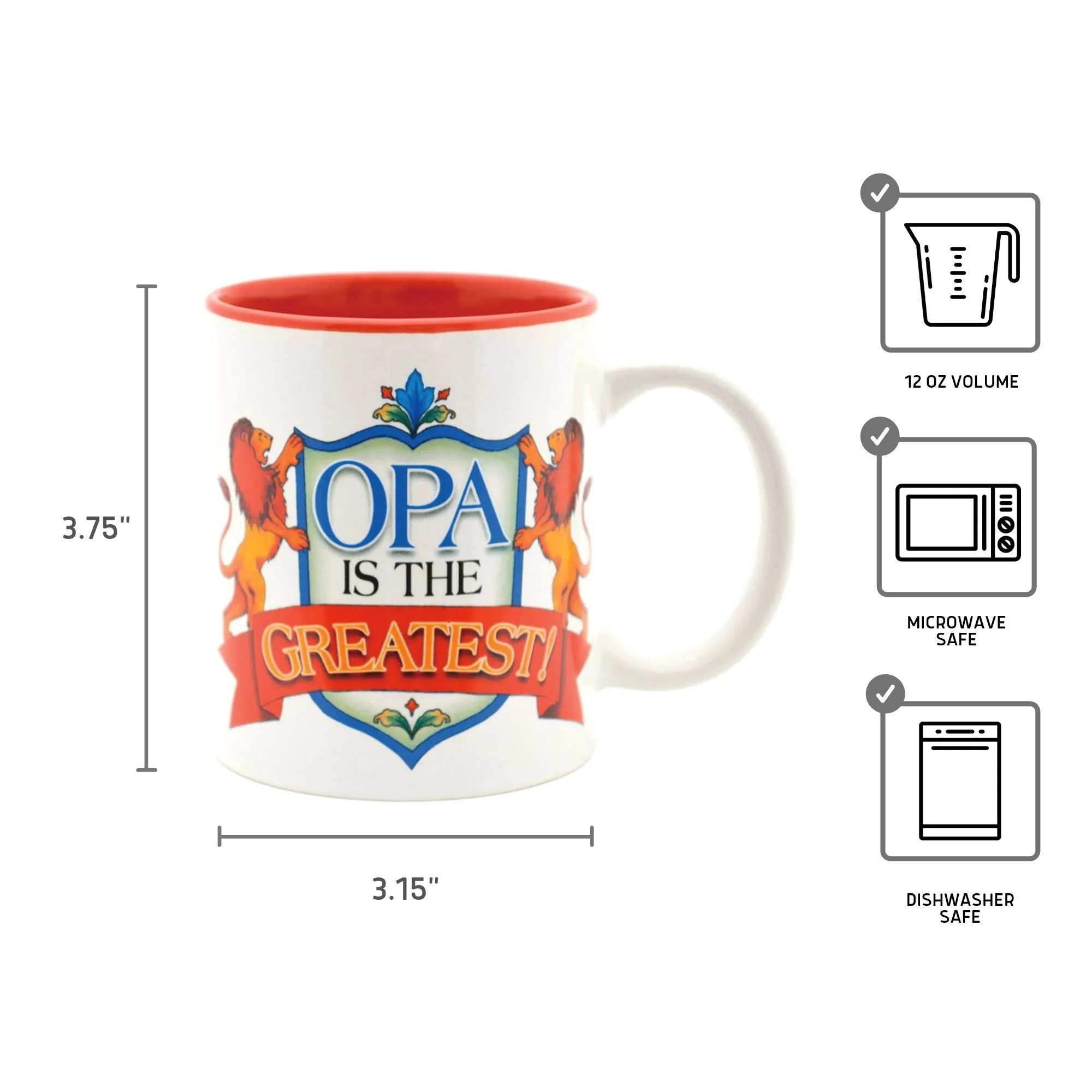 "Opa is the Greatest" Gift for Opa Mug