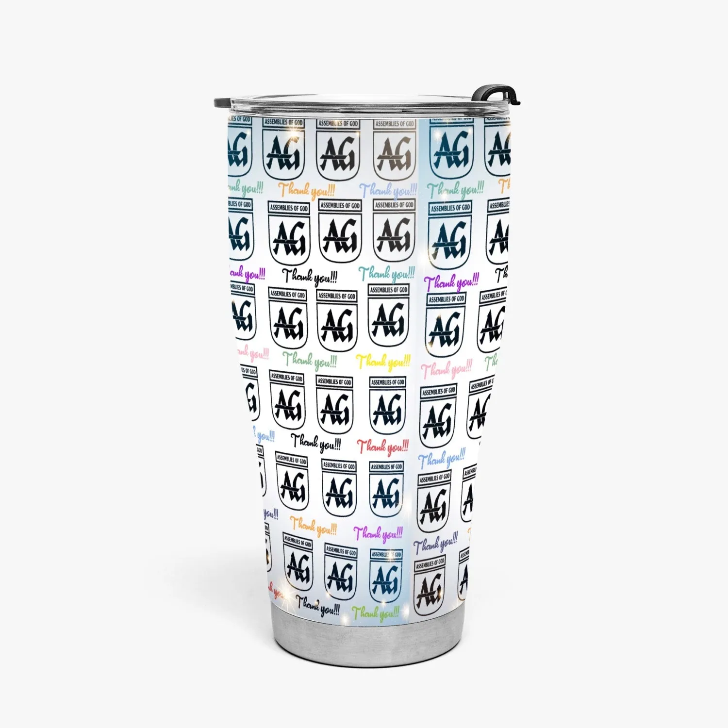 Rachvid Wears USA IAG 30oz Curved Shiny Tumbler