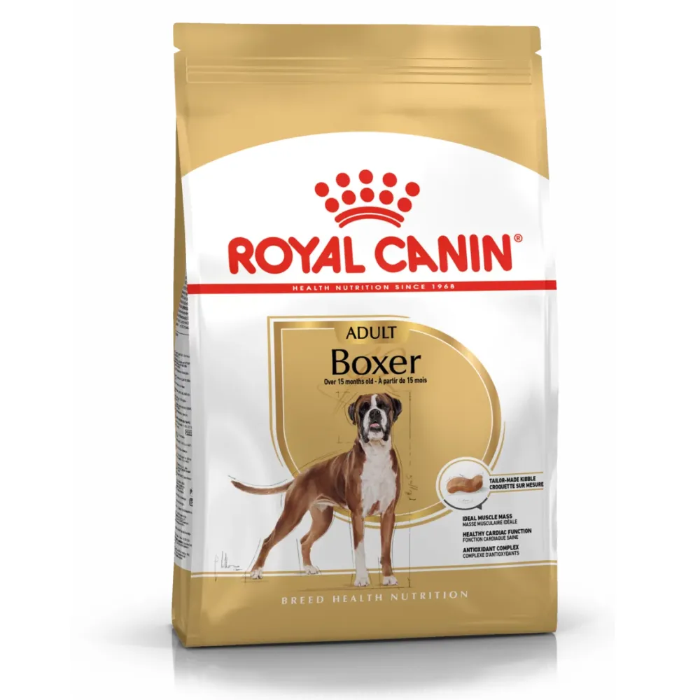 Royal Canin Boxer Dry Food and Maxi Adult Dog Wet Food Combo